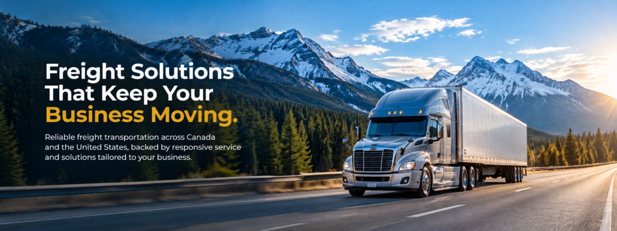 Freight Soltuions that keep your business moving.